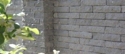 Кирпич бетонный Рваный камень 390х90х90 мм зеленый