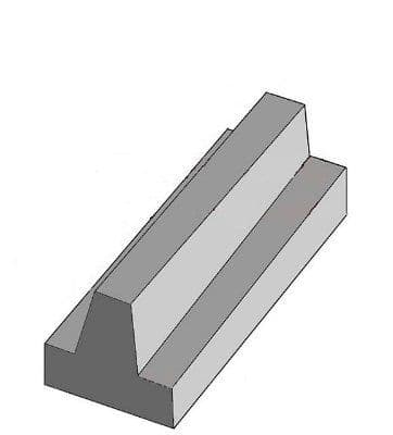 Лежень Л-I 1,0х0,5х0,14